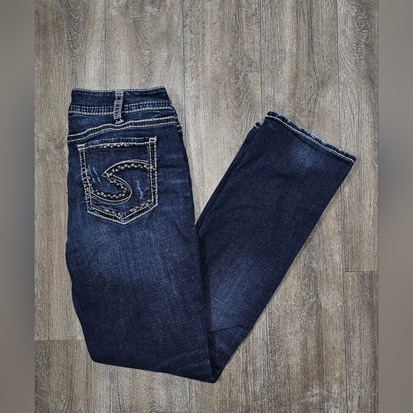 Silver Jeans Co. Women's Suki Straight Leg Jeans-Size 33 X 34 - Picture 1 of 5